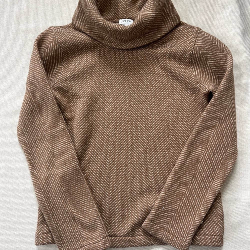 J. Crew Brown Turtleneck Sweater for Women